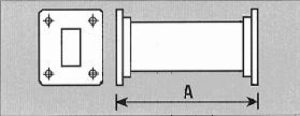 Standard Rectangular Fixed Attenuator diagram